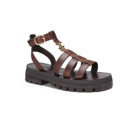 Sandalen Dames Chunky Zool Gevlochten Instapper Zomer