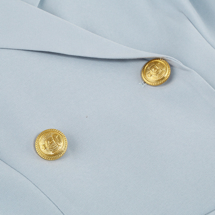 Blazer Jurk Met Cape En Riem Voor Vrouwen