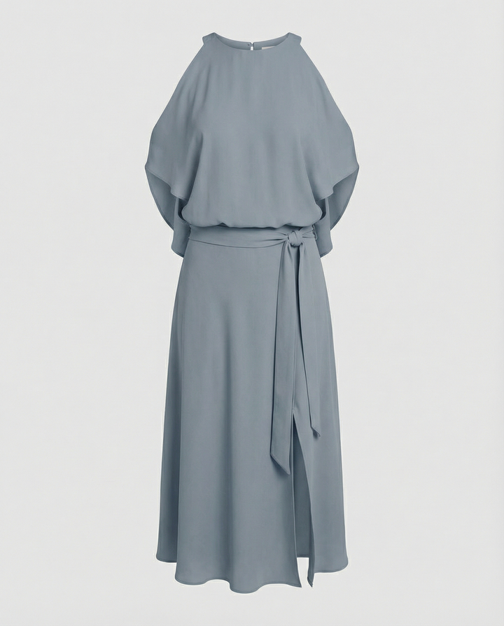Asymmetrische Jurk Dames Open Schouders Feest