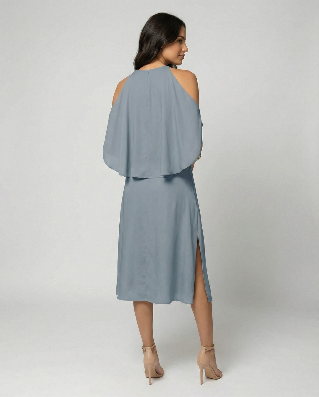 Asymmetrische Jurk Dames Open Schouders Feest