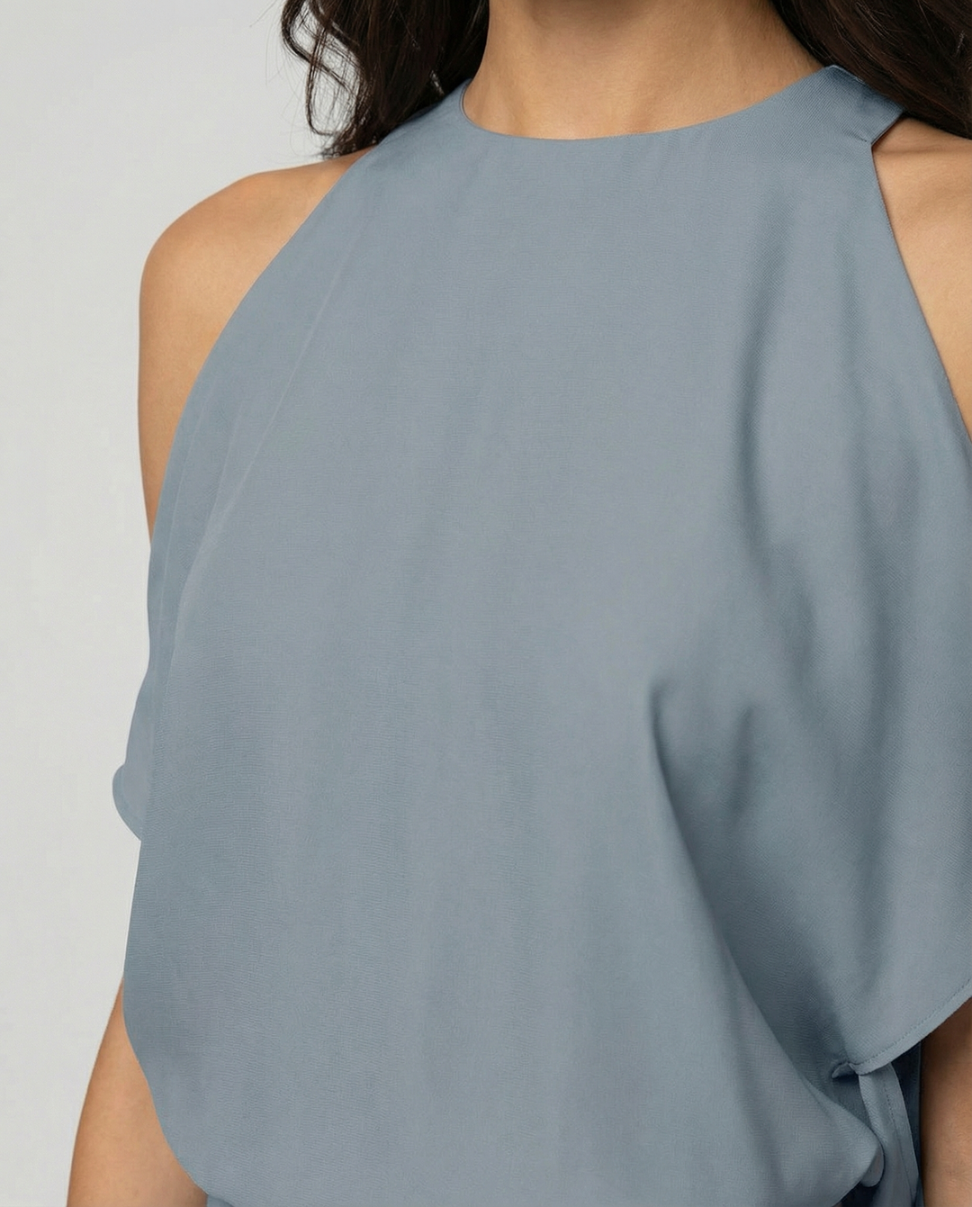 Asymmetrische Jurk Dames Open Schouders Feest