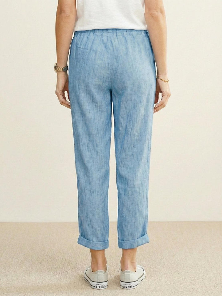 Dames Broek Slim Fit Trekkoord Taille Casual Zomer