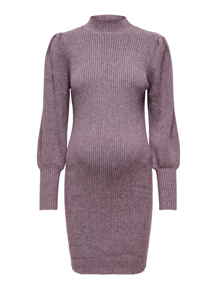 Zwangerschapsjurk Dames Hoge Hals Casual Mini Jurk