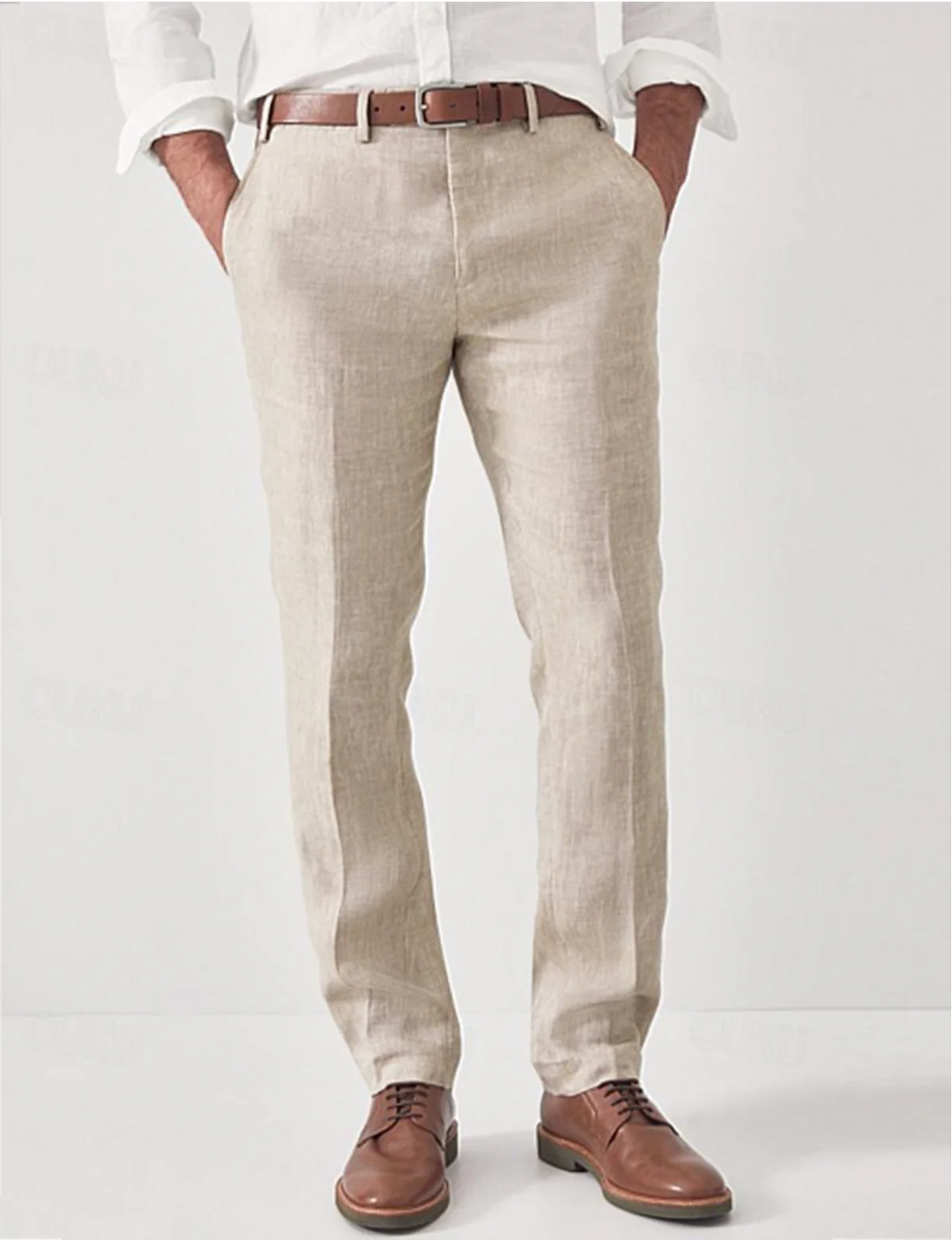 Heren Broek Ademend Regular Fit Casual