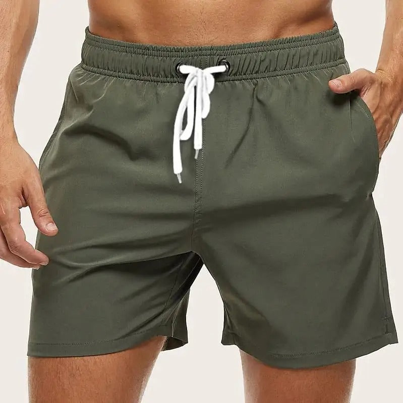 Heren Zwembroek Sneldrogend Elastische Taille Strand