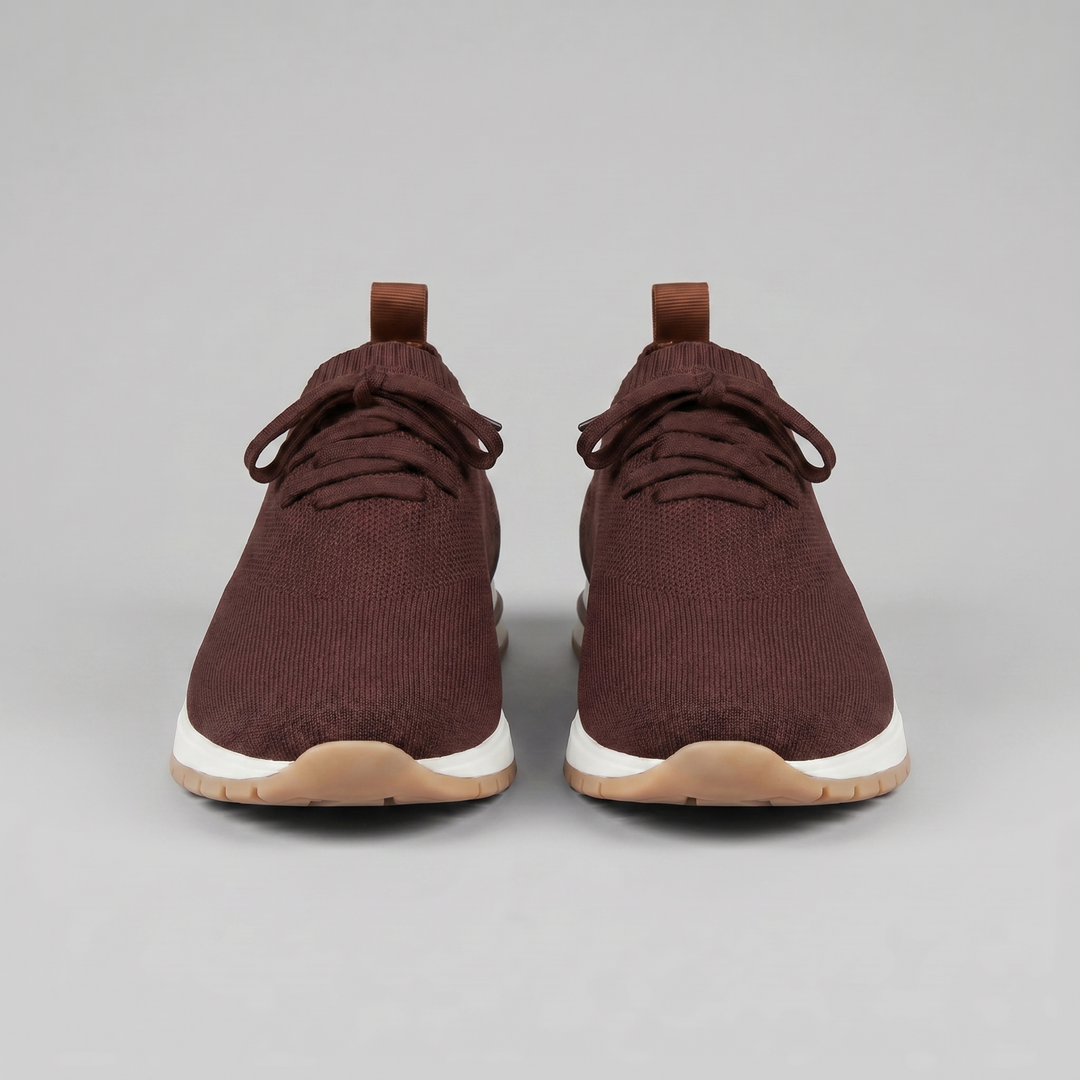 Knit Sock Lace-Up Trainers Heren Casual
