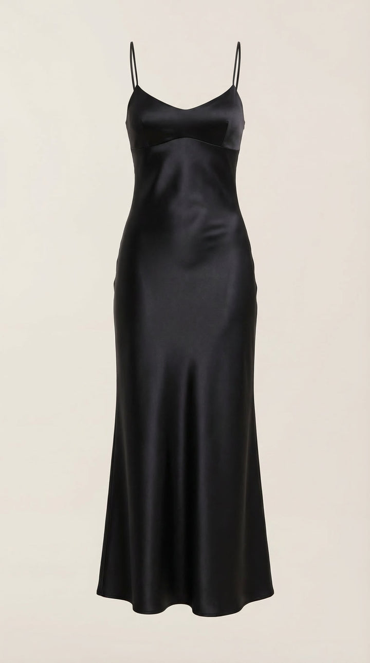 Maxi Jurk Dames V-Hals Lange Mouwen Avond