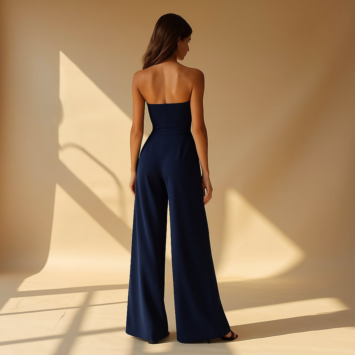 Strapless Jumpsuit Dames Korset Look Elegant Avond