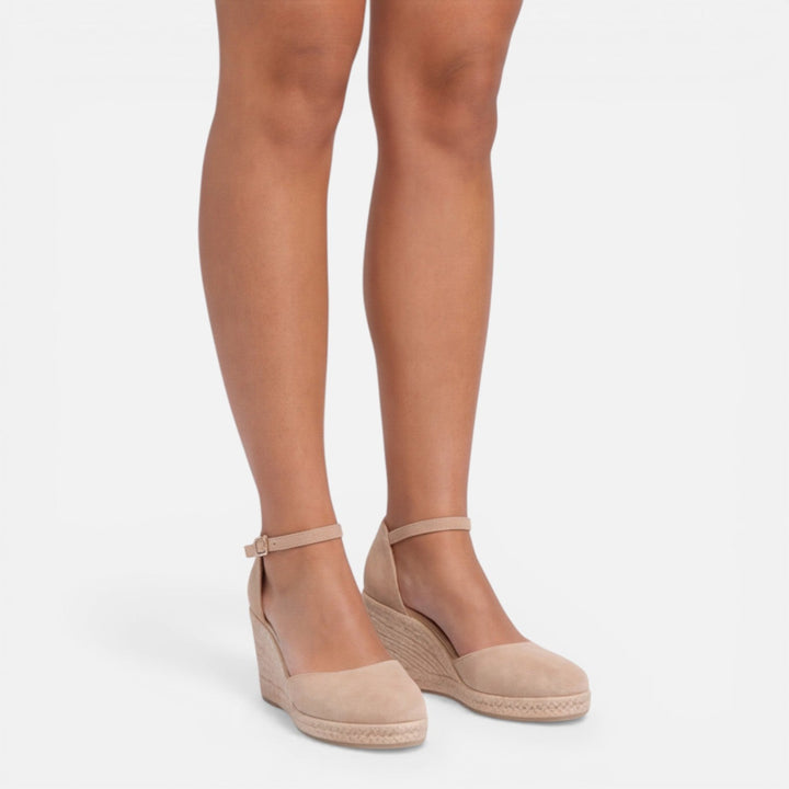Wedge Sandalen Dames Gesloten Neus Enkelbandjes Zomer